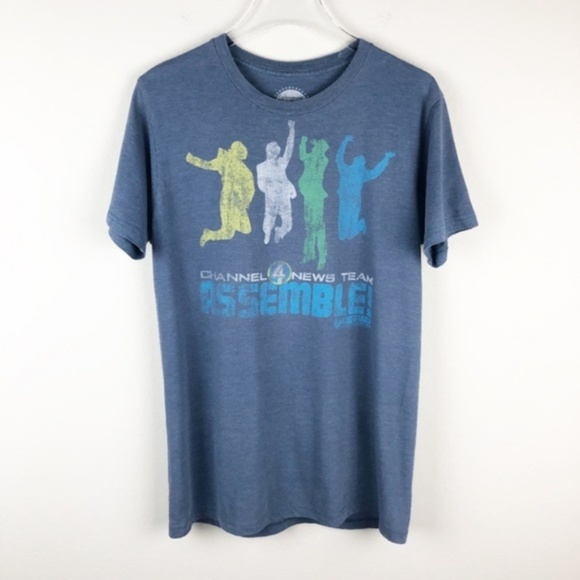 Paramount Other - Anchorman Movie Ch. 4 News Team Assemble Tee (M)